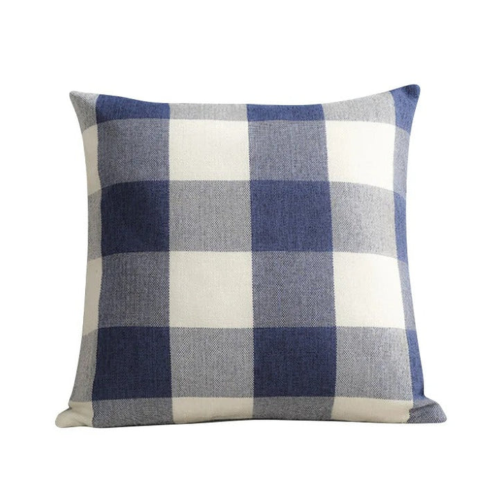 Kényelmes Kockás párnahuzat vidéki stílusban – Autumn Plaid (1+1 INGYEN)