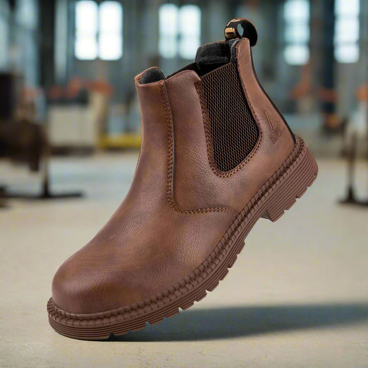 Férfi vízálló munkacsizma acél orrmerevítővel – Torben