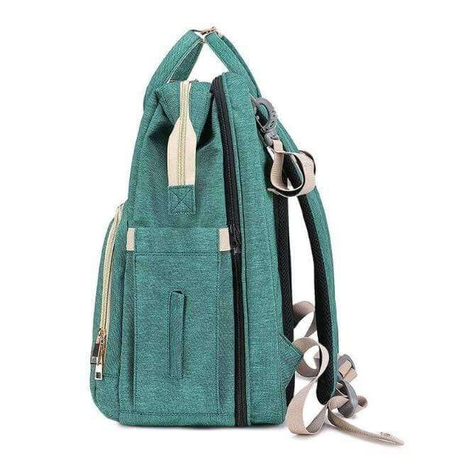 Átalakítható Baba Pelenkázó Hátizsák Hajtogatható Kiságyal – Vízálló, Többzsebős Dizájn