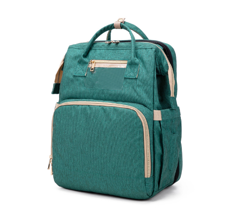 Átalakítható Baba Pelenkázó Hátizsák Hajtogatható Kiságyal – Vízálló, Többzsebős Dizájn