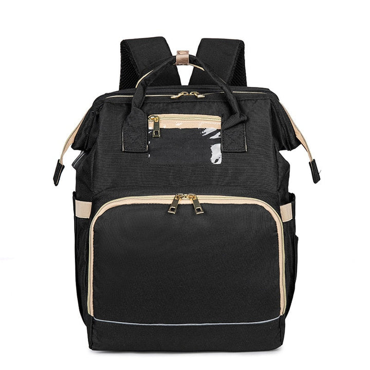 Átalakítható Baba Pelenkázó Hátizsák Hajtogatható Kiságyal – Vízálló, Többzsebős Dizájn