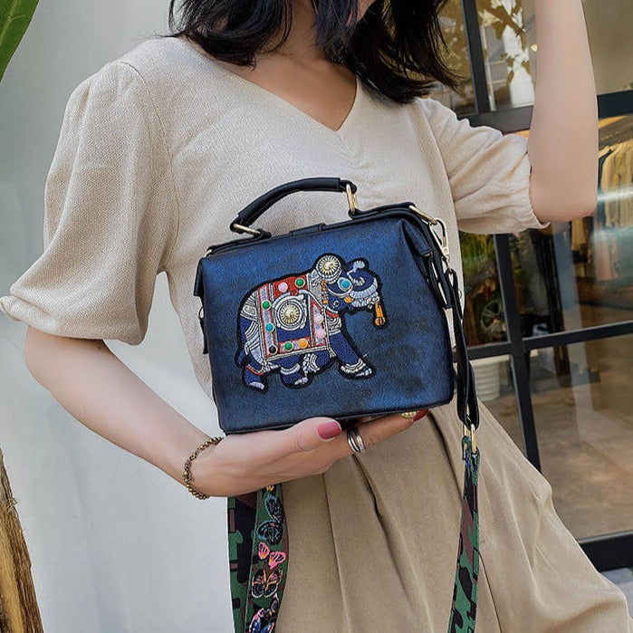 Hímzett Mandala Válltáska – Könnyű, Többfunkciós Bohém Dizájn