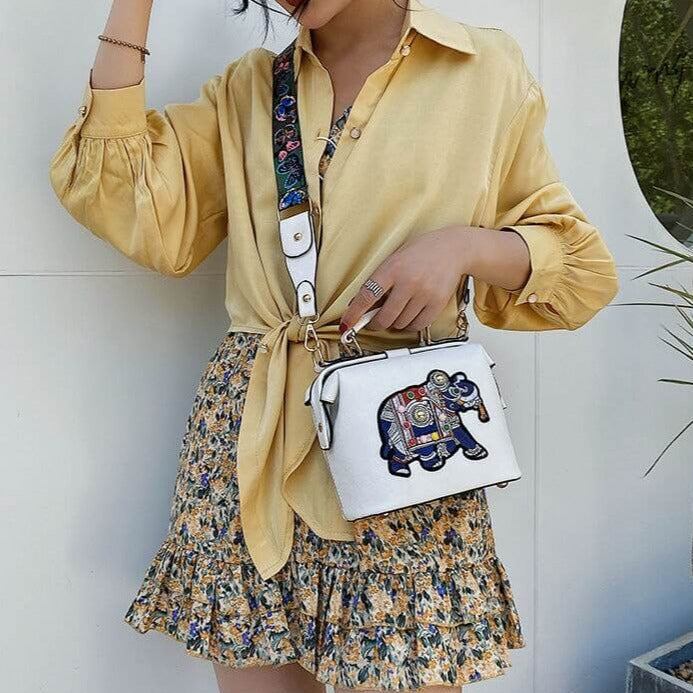 Hímzett Mandala Válltáska – Könnyű, Többfunkciós Bohém Dizájn