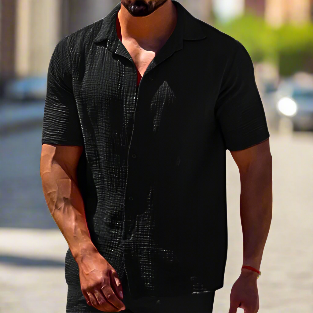 Kényelmes Férfi Pamut Ing – Lorenzo