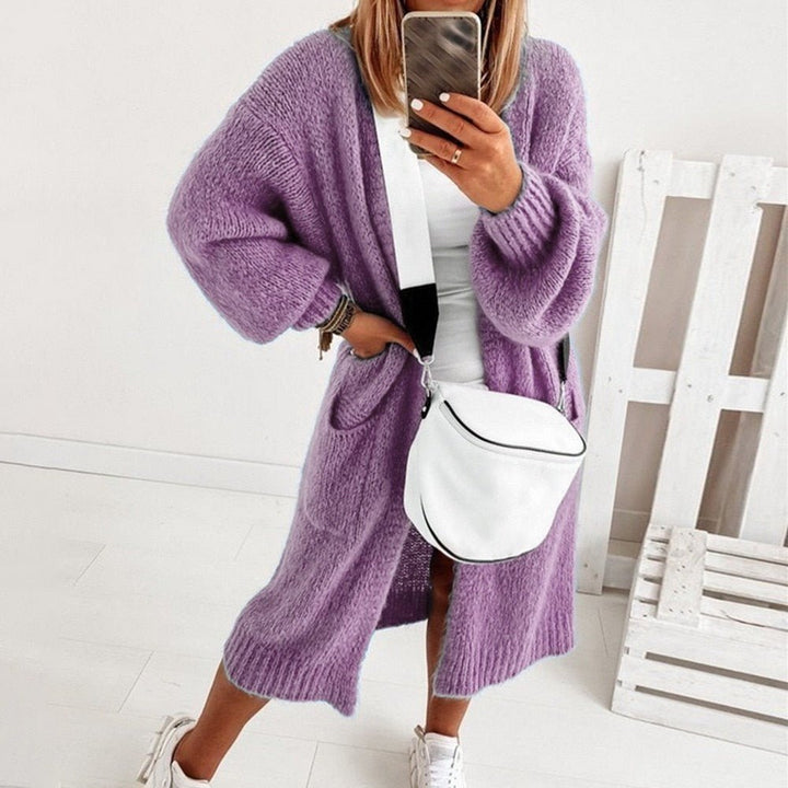 Puha kötött oversized női kardigán - Sienna