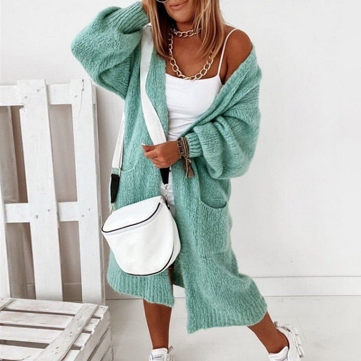 Puha kötött oversized női kardigán - Sienna