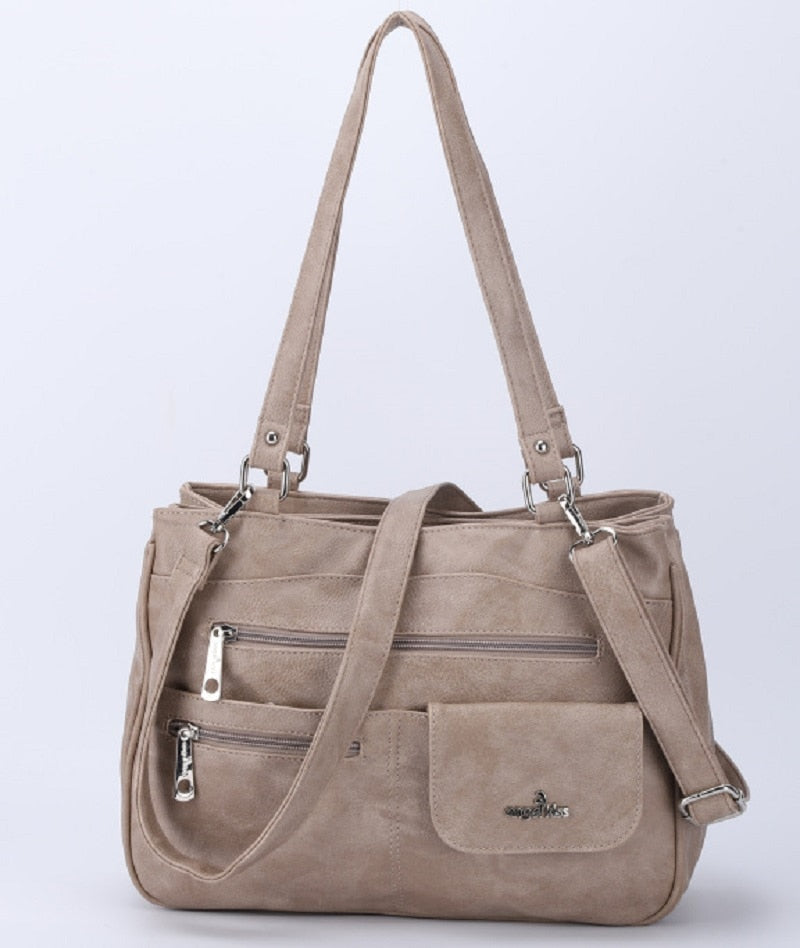 Több rekeszes női válltáska és crossbody táska – FlexiCarry