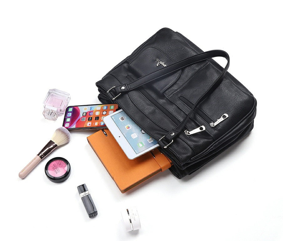 Több rekeszes női válltáska és crossbody táska – FlexiCarry