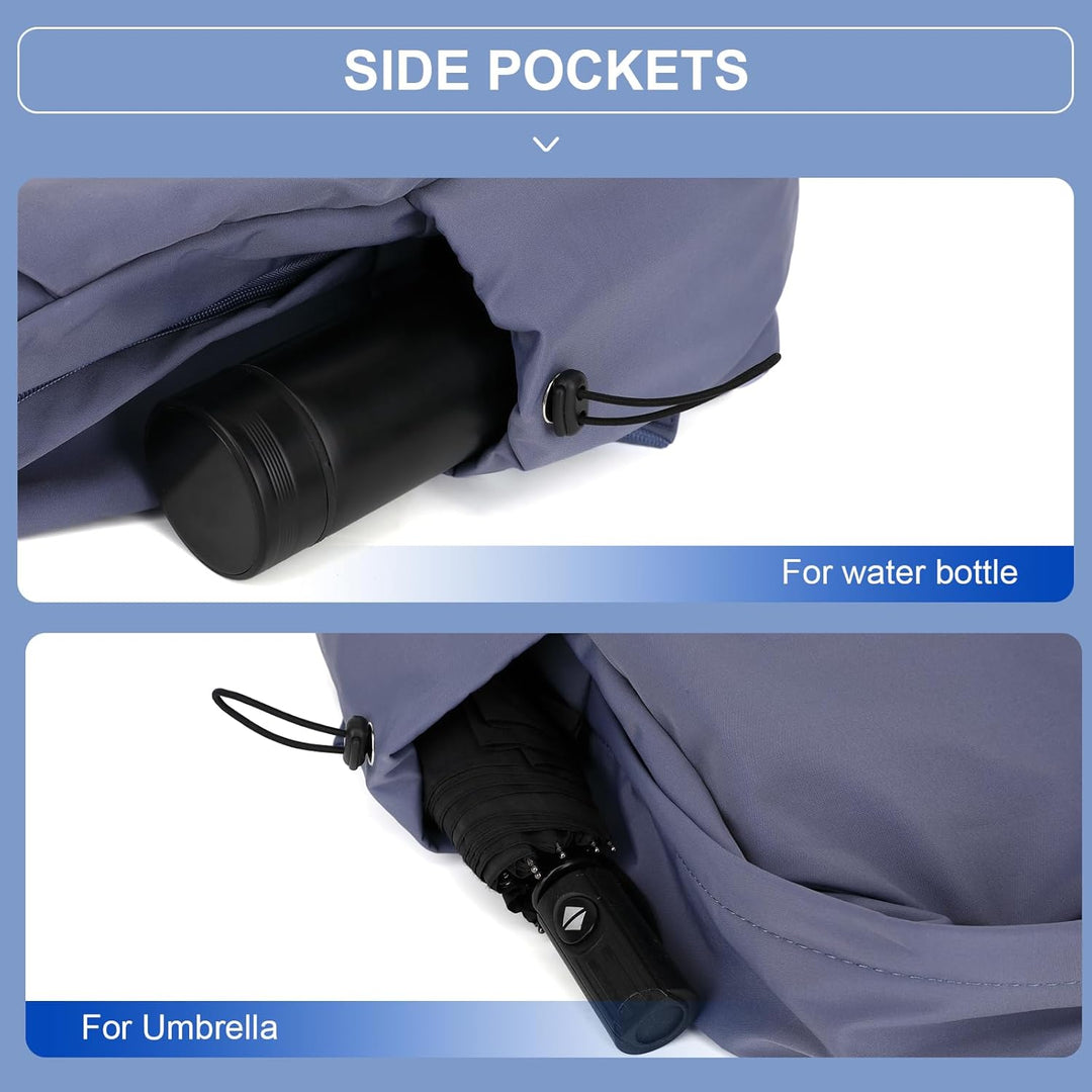 Könnyű, vízálló laptop- és utazótáska rendezett rekeszekkel