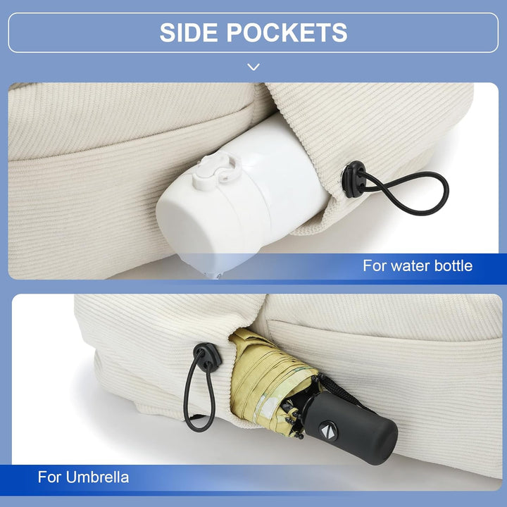 Könnyű, vízálló laptop- és utazótáska rendezett rekeszekkel