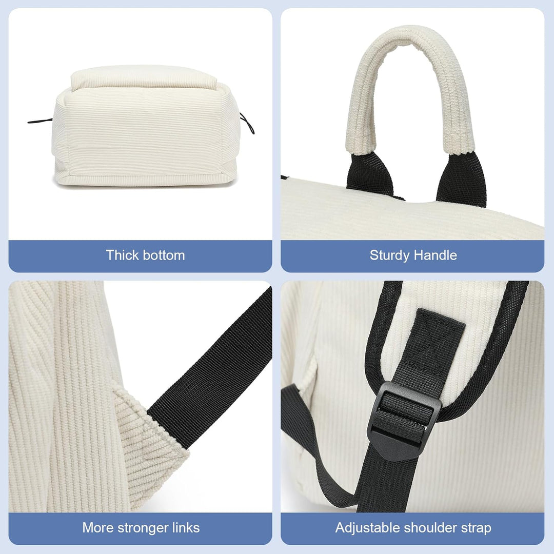 Könnyű, vízálló laptop- és utazótáska rendezett rekeszekkel