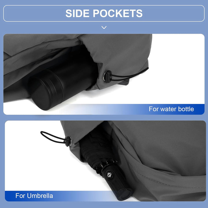 Könnyű, vízálló laptop- és utazótáska rendezett rekeszekkel