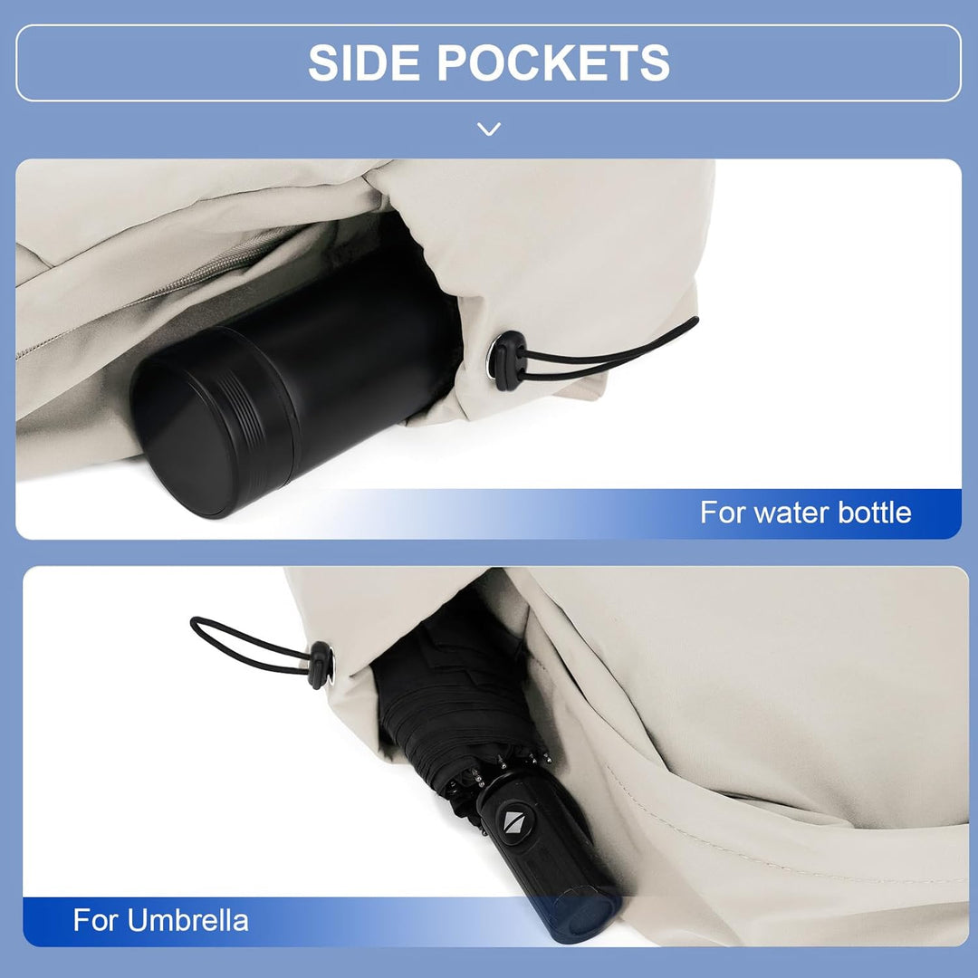 Könnyű, vízálló laptop- és utazótáska rendezett rekeszekkel