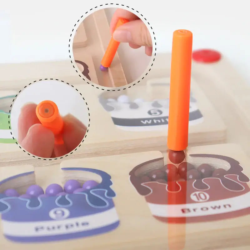 Mágneses Számláló és Színlabirintus – ColorMaze