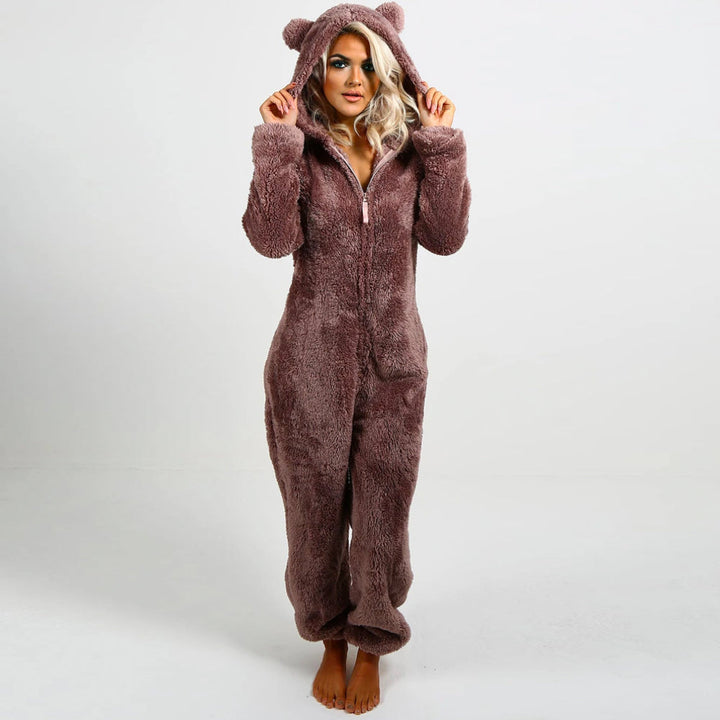 Szuperpuha plüss overáll macifülökkel - BearHug