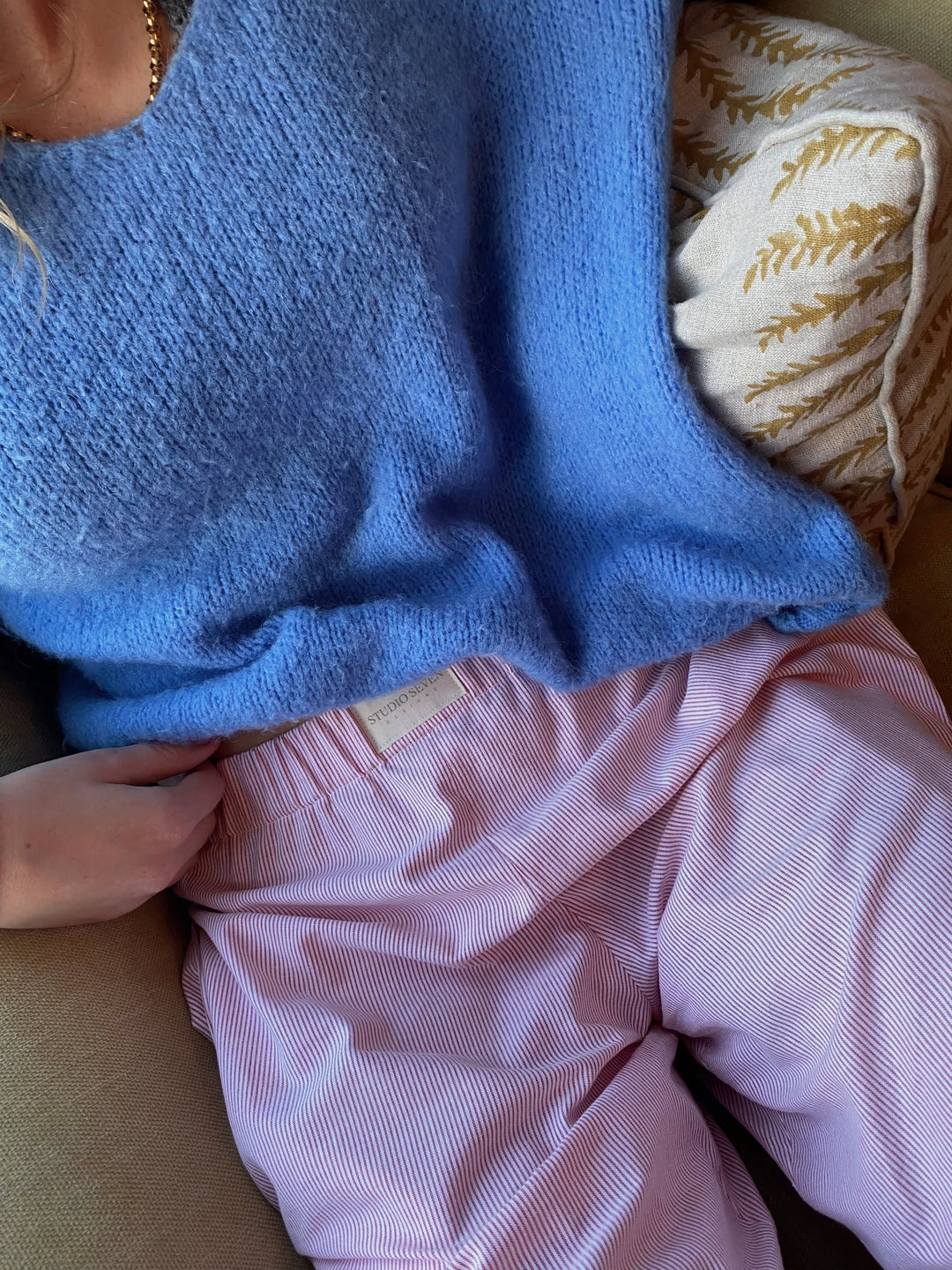 Női lounge nadrág csíkos mintával – Elvira