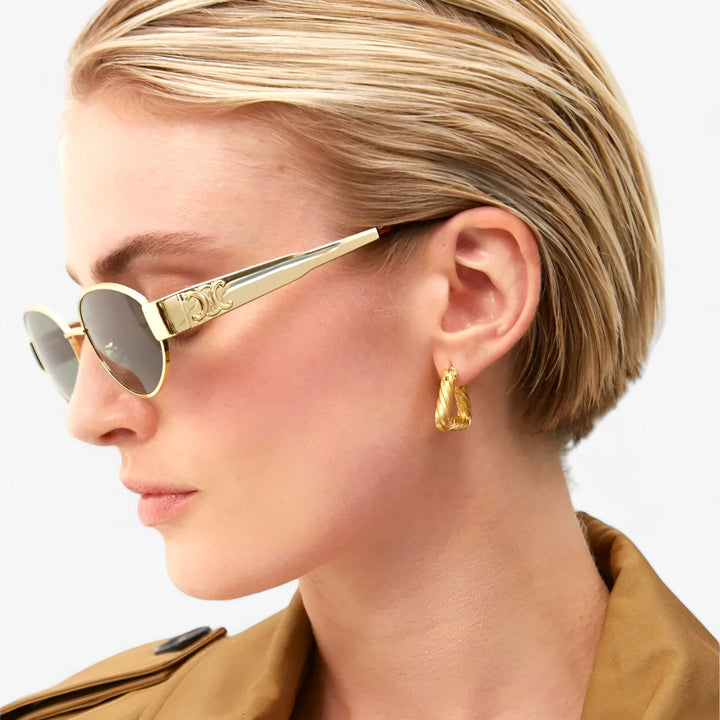 Hölgymodel napellenző UV-védelemmel és stílusos acetát kerettel – Narella