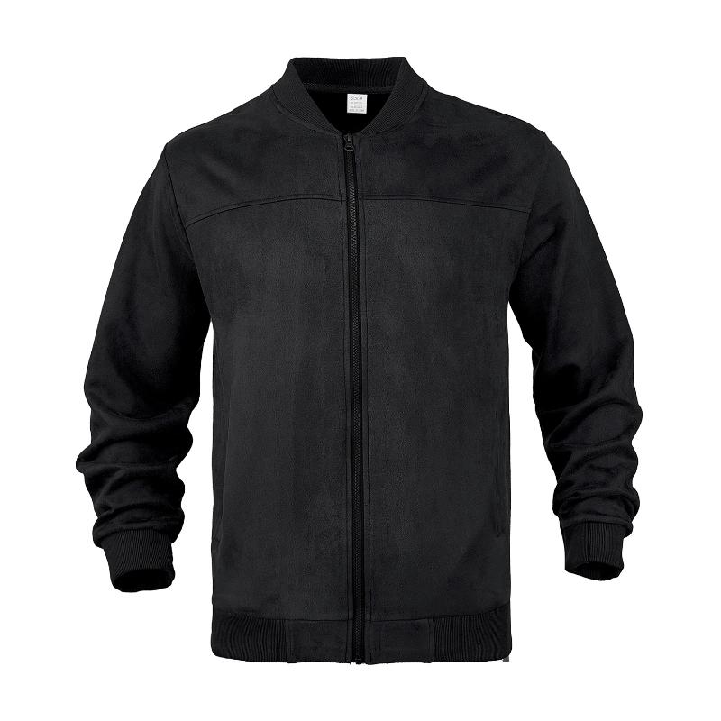 Könnyű férfi átmeneti dzseki — Vadbőr megjelenés, állógallérral – Damian