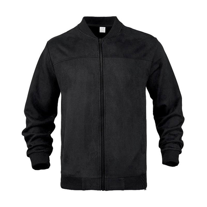 Könnyű férfi átmeneti dzseki — Vadbőr megjelenés, állógallérral – Damian