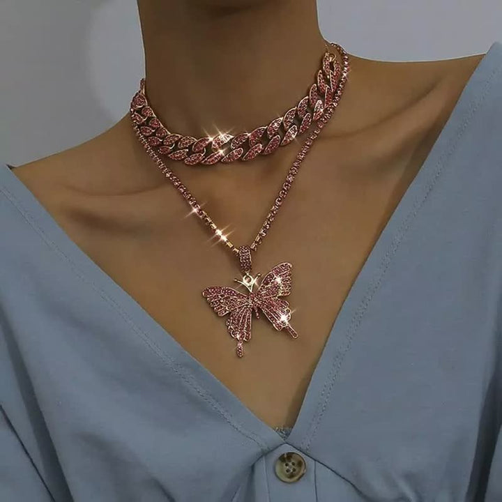 CubanIce | Elegante Halskette für Frauen - Fiadora