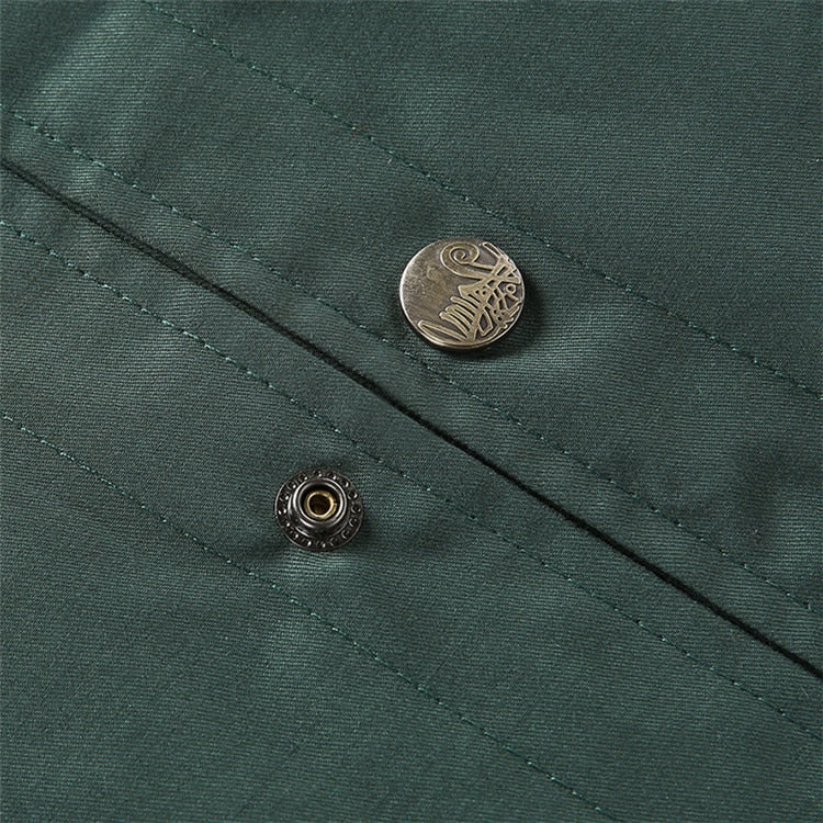 Könnyű férfi bomber átmeneti kabát vintage stílusban – Adrian