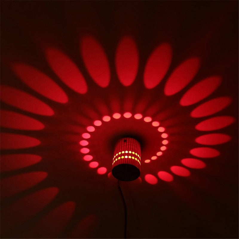 Modern LED Spirálizzó - LumoSpiral