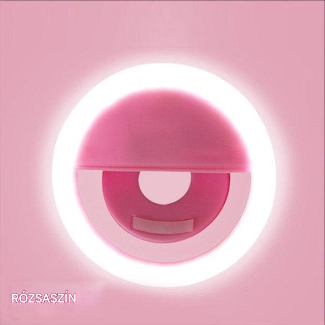 Hordozható Selfie Gyűrűlámpa - GlowSnap
