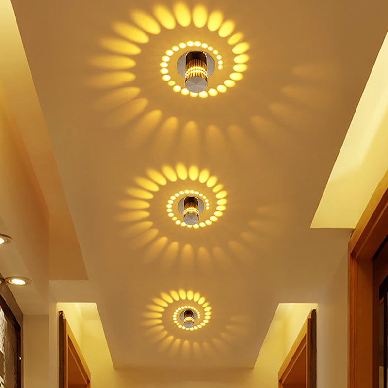 Modern LED Spirálizzó - LumoSpiral