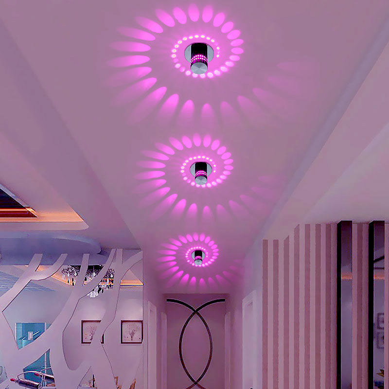 Modern LED Spirálizzó - LumoSpiral