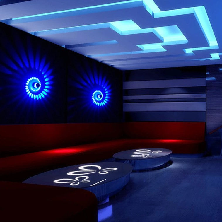 Modern LED Spirálizzó - LumoSpiral