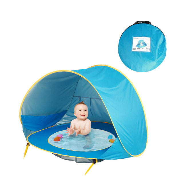 Babytábor UV-védelemmel és Mini Medence – SunShell