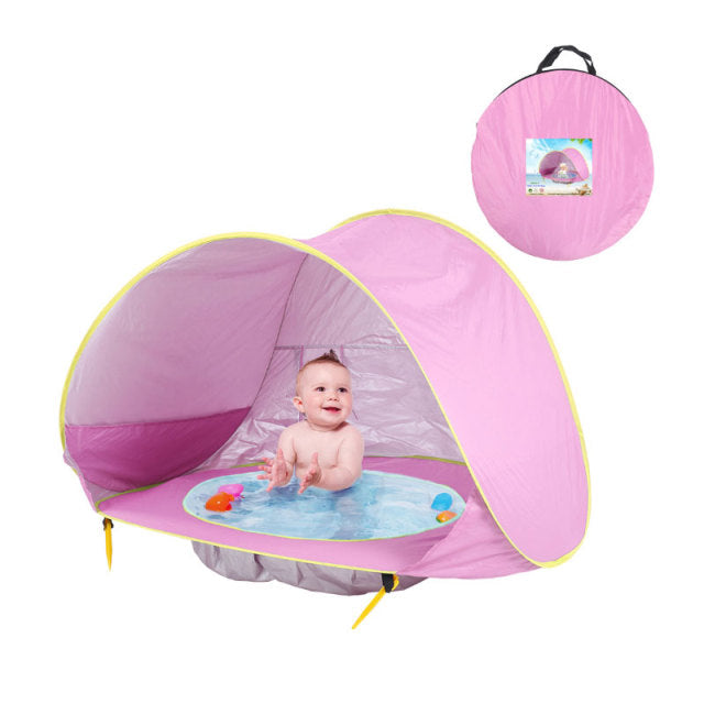 Babytábor UV-védelemmel és Mini Medence – SunShell