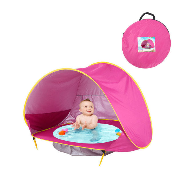 Babytábor UV-védelemmel és Mini Medence – SunShell