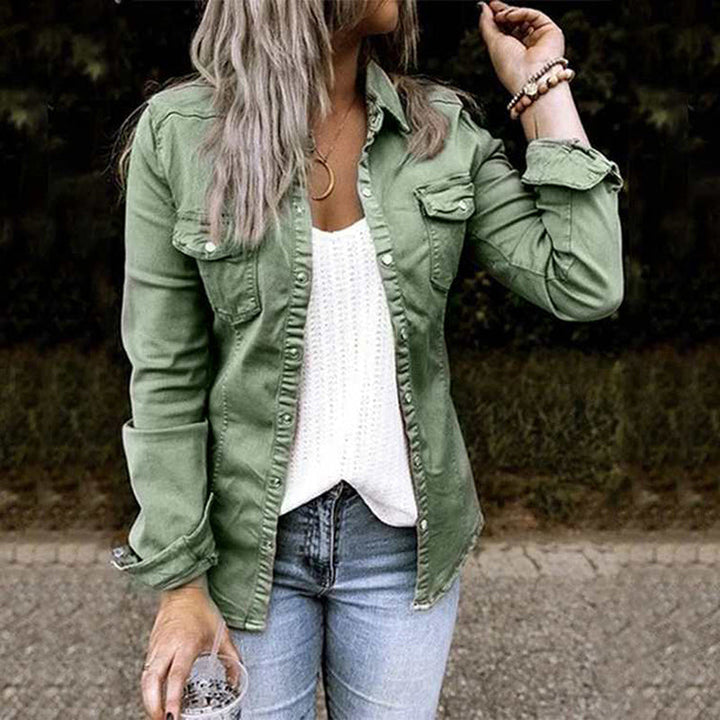Stílusos női farmerdzseki - Elisa
