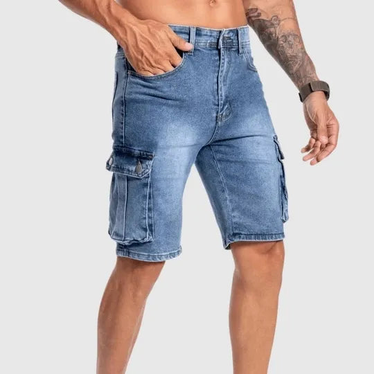 Férfi Denim Cargo Sort nyárra – Jonas