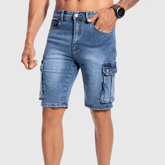 Férfi Denim Cargo Sort nyárra – Jonas
