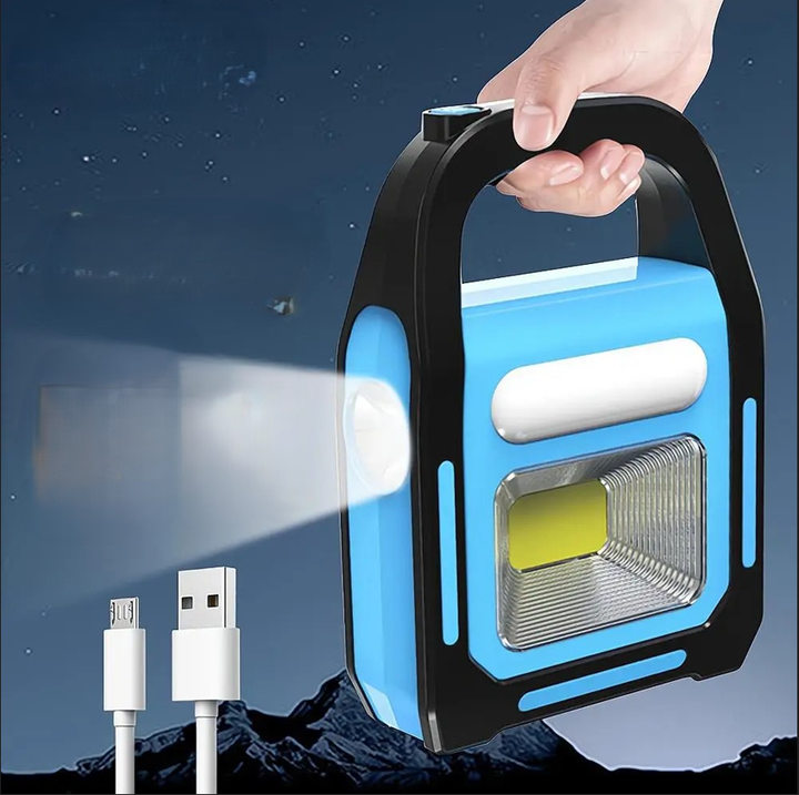 Újratölthető USB Campinglámpa Powerbank-kel - SolarGlow