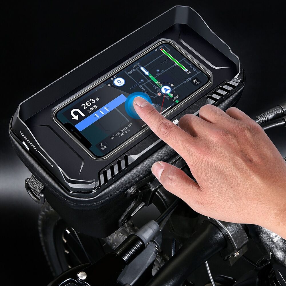 Kerékpár kormánytáska okostelefon és alapvető dolgok számára - RideEase