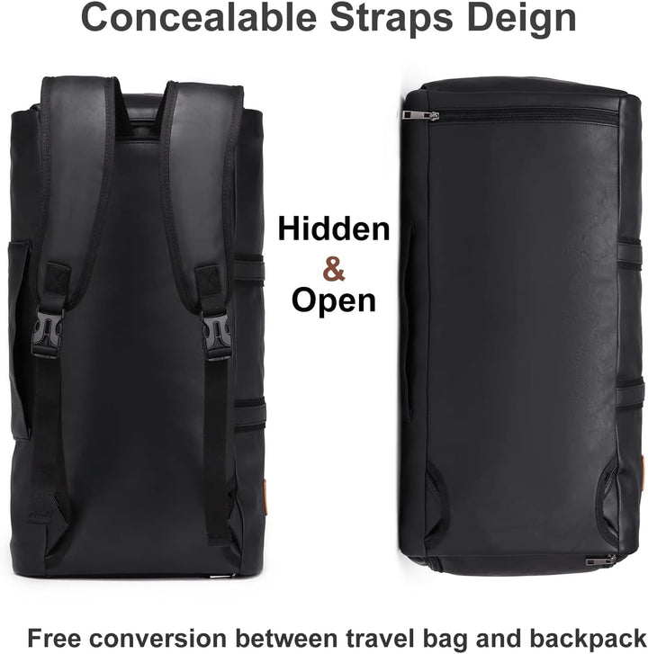 Átalakítható PU bőrből készült ruházati duffel – Kézipoggyász hétvégi edzőtáska