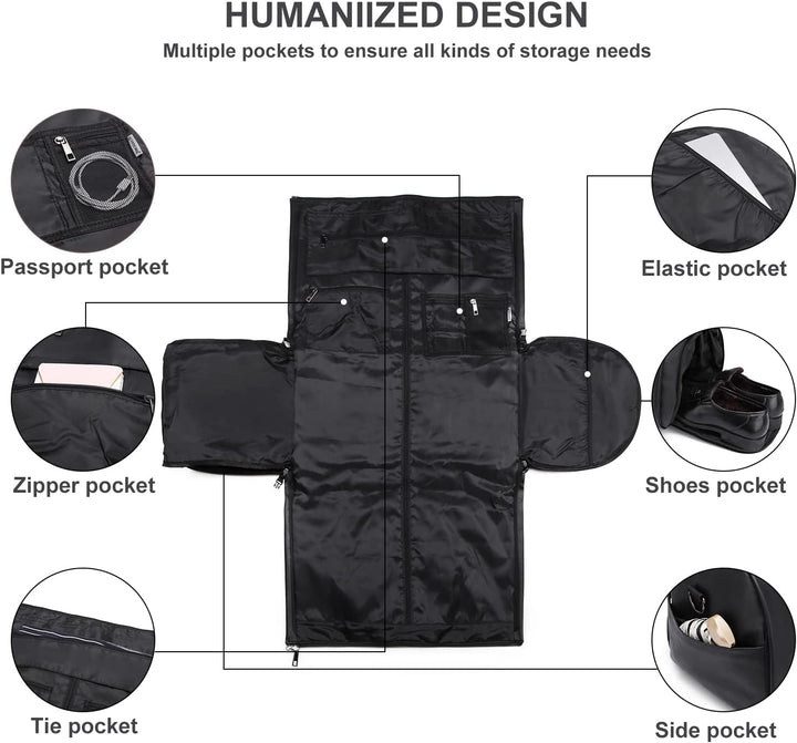 Átalakítható PU bőrből készült ruházati duffel – Kézipoggyász hétvégi edzőtáska