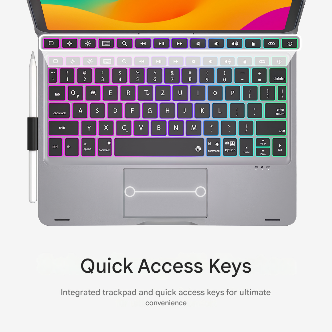 Vezeték nélküli 360°-ban forgatható billentyűzet - KeySpin borító