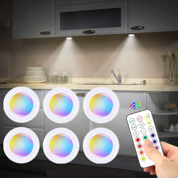 Vezeték nélküli RGB LED Aljzati világítás - GlowyLed