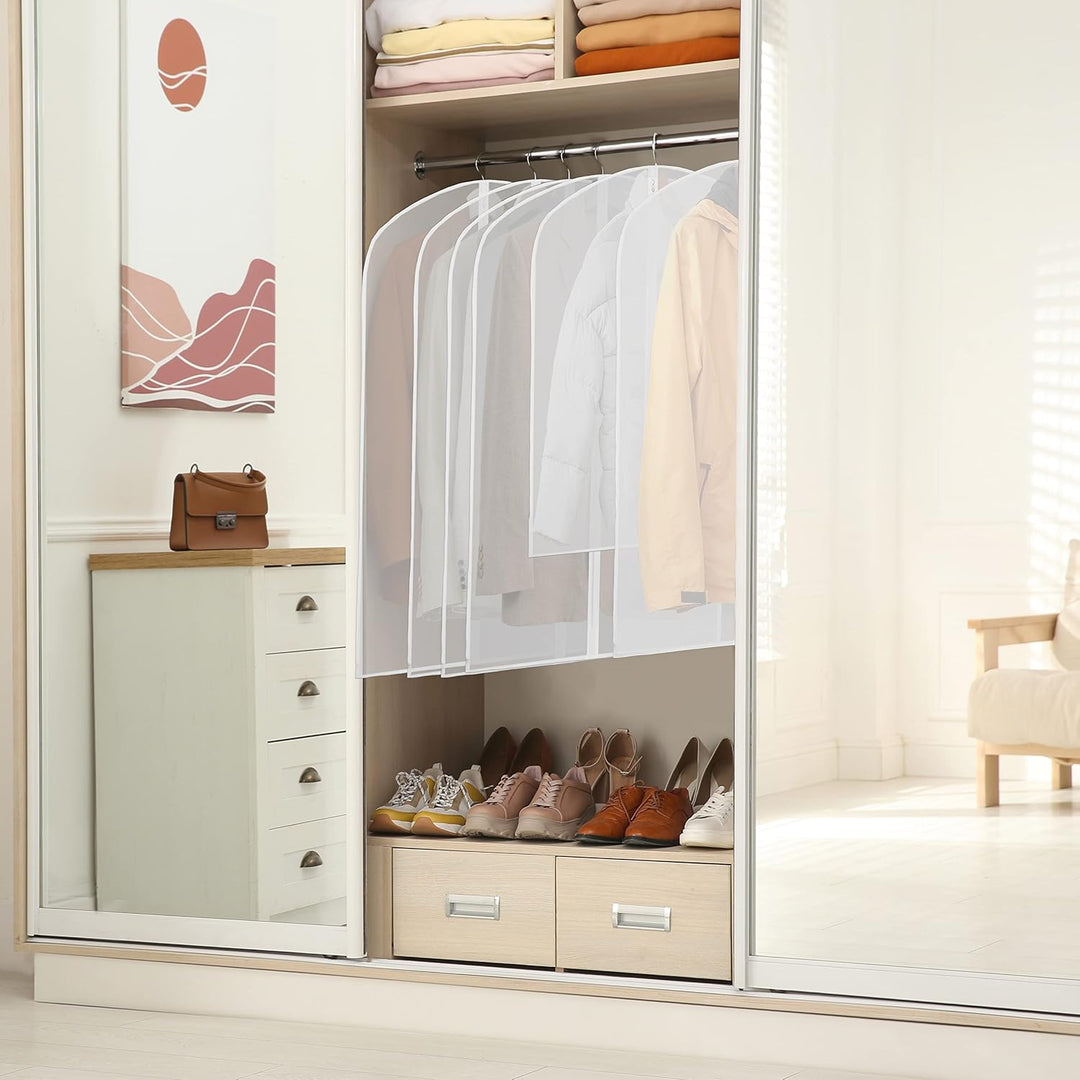 Átlátszó, teljes hosszúságú ruhazsákok - 10 db-os öltöny- és ruha tároló zsák (Vásárolj 1-et, és kapj 1-et INGYEN)