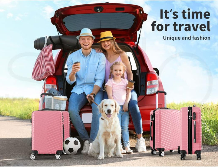 Keményhéjú Kézipoggyász Zárral és Forgó Kerekekkel – Rosemont