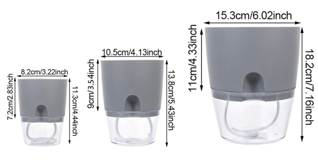 Öntözőrendszeres virágcserép - AquaBloom