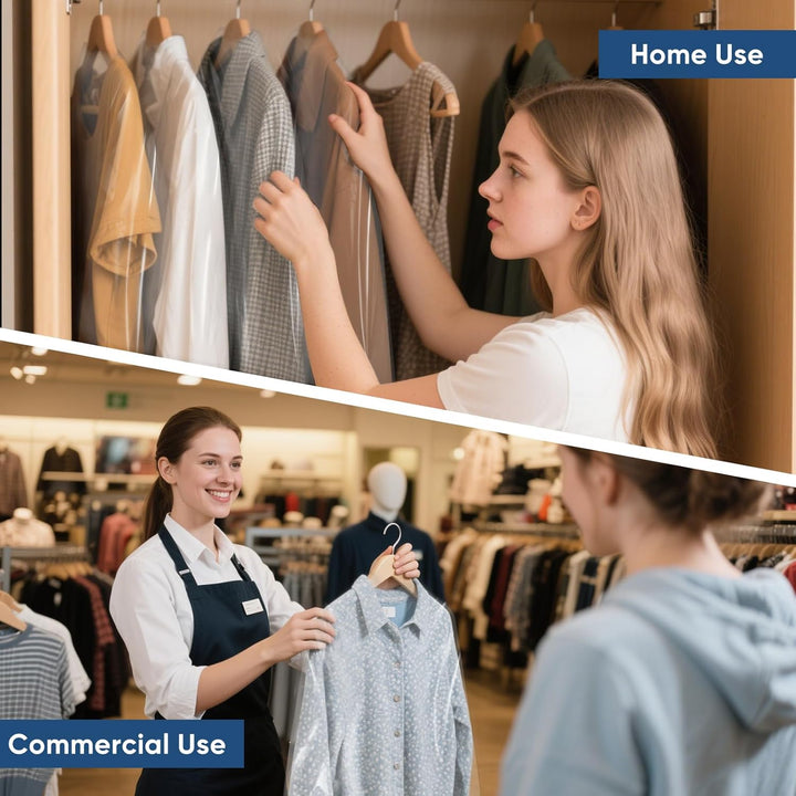 Átlátszó Ruhazsák Készlet – Készlet Védőborítás Ruhákhoz és Utazáshoz (Vásárolj 1-et, és 1-et INGYEN kapsz)