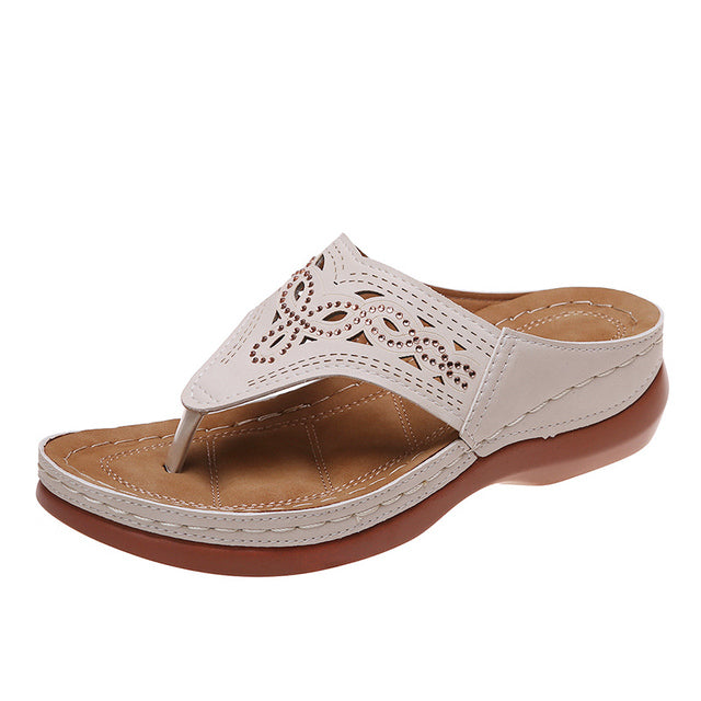 Ortopédiai Masszázs Papucs Wedge Talppal – Soraya