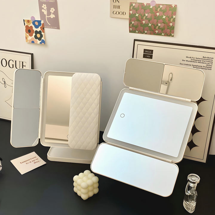 LED Make-up Tükör Háromszoros Megvilágítással - Clara