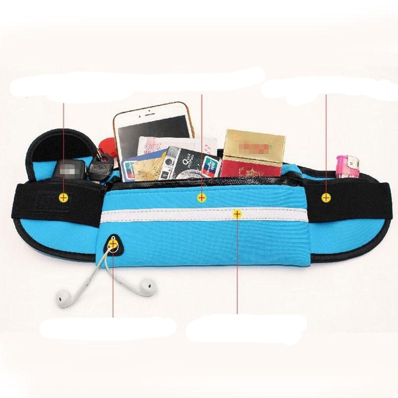 Könnyű, vízálló fitnesz deréktáska – 1+1 INGYEN állítható sportövmellény