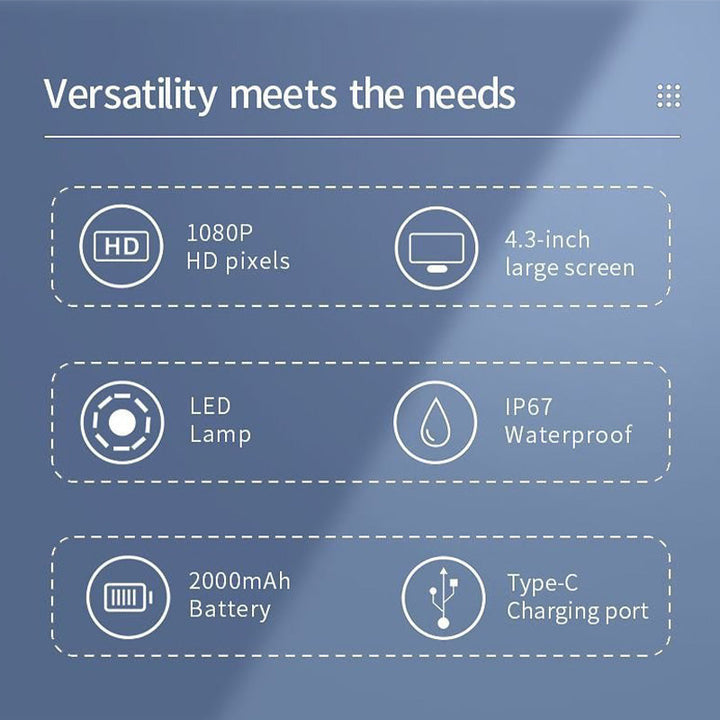 HD Inspekciós Endoszkóp Kijelzővel – ScopeLite HD